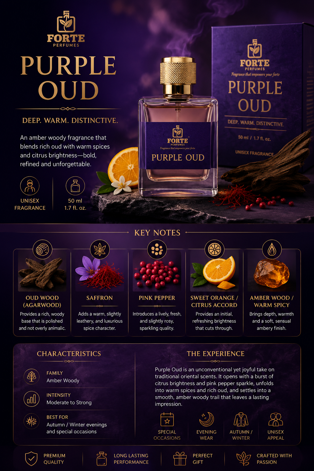 Purple Oud (EDP) 50ml - Image 2